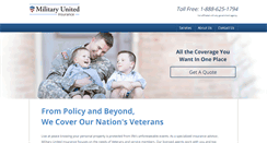 Desktop Screenshot of militaryunited.com